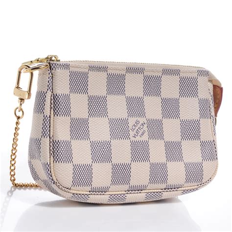 louis vuitton damier azur mini pochette|louis vuitton artsy damier azur.